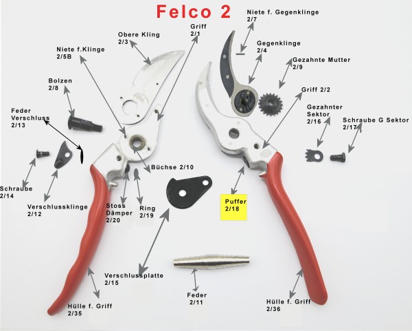 Felco Nr. 2/ 18 Puffer