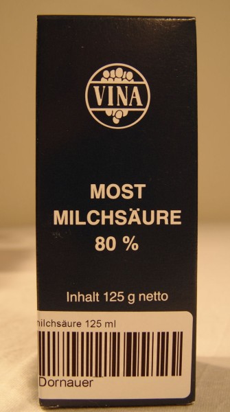 Mostmilchsäure 125 ml