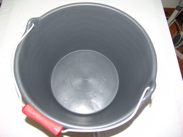 Leseeimer 15ltr.,schwarz