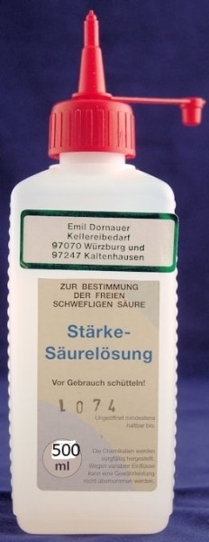 Stärke-Säure-Lösung / 500 ml