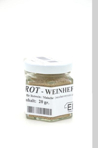 Rotweinwefe / 20 gr für 100 ltr. Rotweinmaische