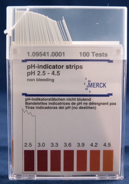 Indikatorstäbchen 1,7 - 3,8 pH