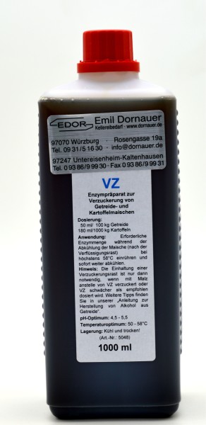 VZ / 1000 ml Verzuckerung von Maischen