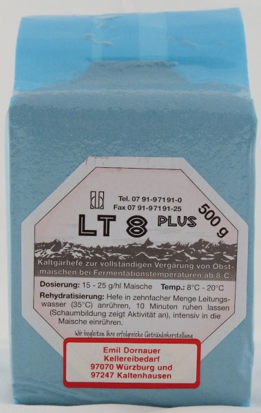 LT 8 (Plus) / 500gr Obstmaischenhefe