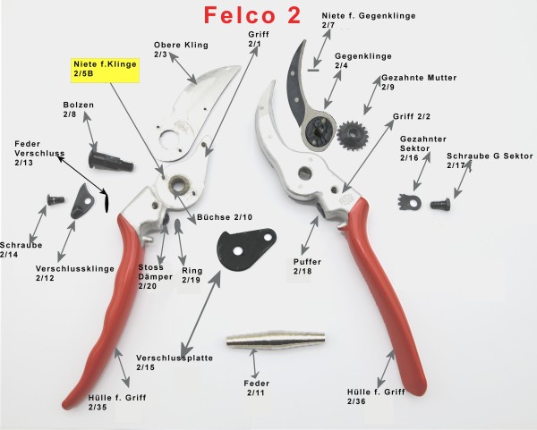 Felco Nr. 2/ 5 B Niete