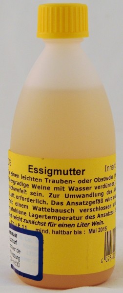 Essigmutter zur Herstellung von Essig