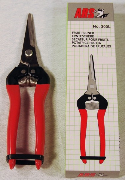 Leseschere ARS-Typ 300L lange Klinge rot