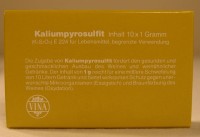 Kaliumdisulfit (10 x 1 gr) Kaliumdisulfit (10 x 1 gr)