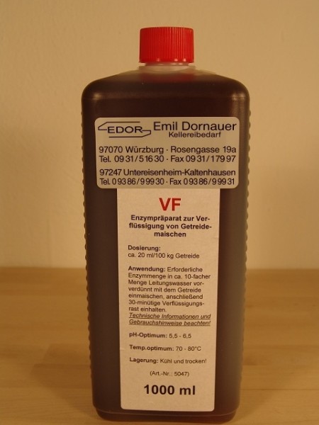 VF / 1000 ml zur Verflüssigung von Getreidemaische