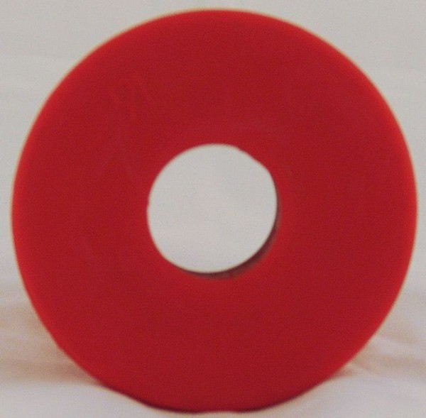 Gummispund rot 70 mit Loch 19 mm