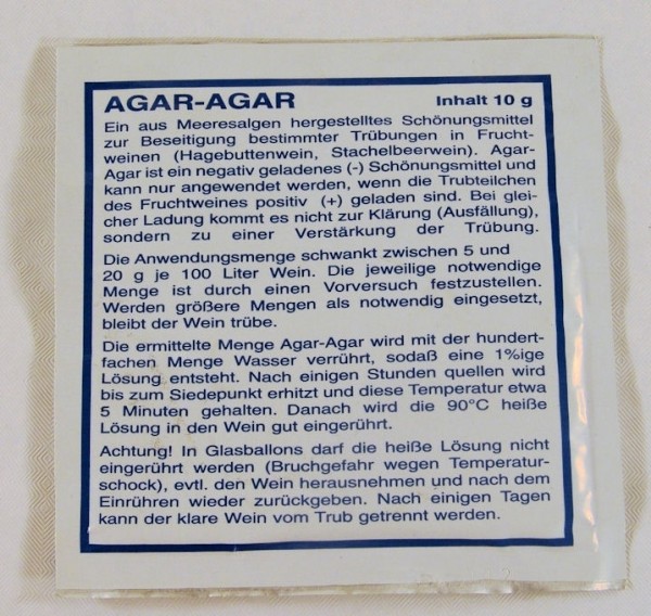 AGAR AGAR / 10 gr