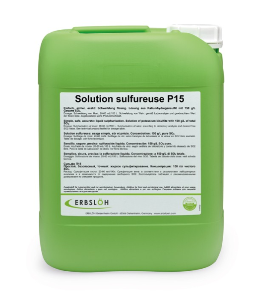 Solution sulfureuse P15 10kg