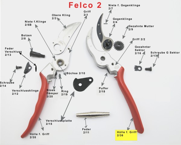 Felco Nr. 2/ 36 Griffhülle