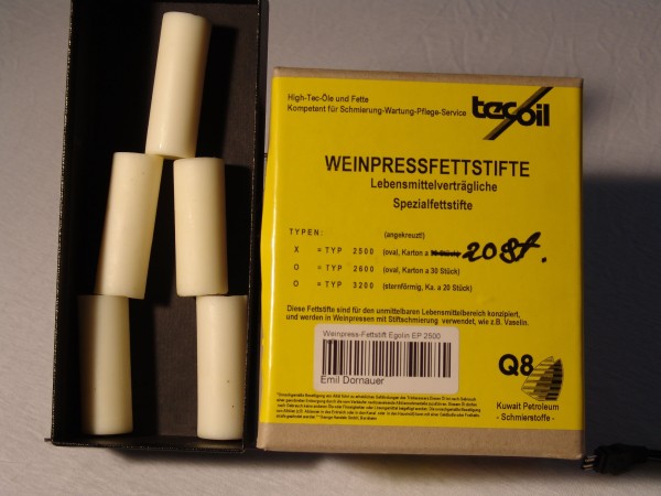 Weinpress-Fettstift Egolin EP 2500 hell