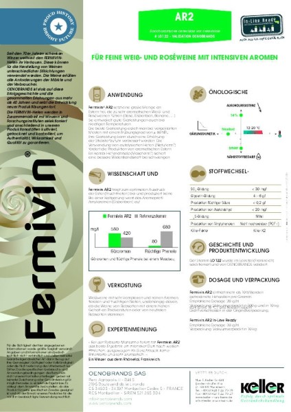 Fermivin AR 2 Weinhefe