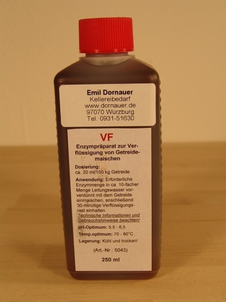 VF / 250 ml Enzympräparat zur Verflüssigung