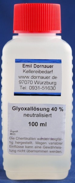 Glyoxalsäure 40%ig,neutralisiert / 100ml