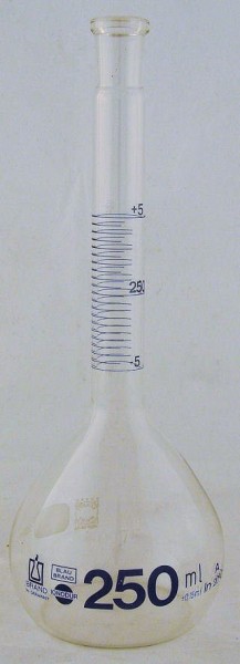 Meßkolben-Glas 250 ml