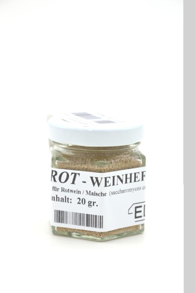 Rotweinhefe / 20 gr für 100 ltr. Rotweinmaische